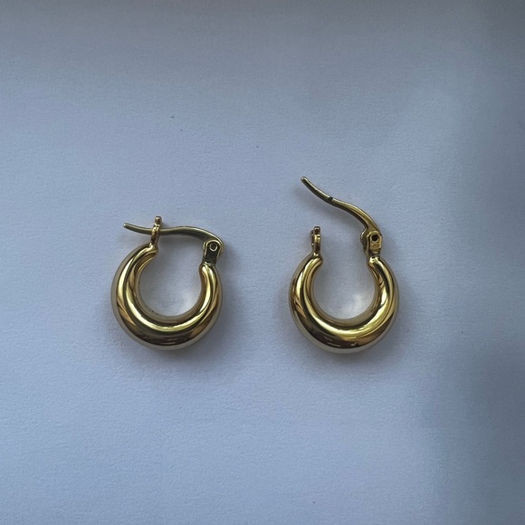 Never Worn St. Eve Mini Harlow Hoops - Picture 4 of 4